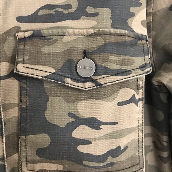 Sanctuary Camouflage Utility Jacket - Picture 3 of 8